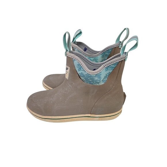 Xtratuf Women's 120019 Salmon Sisters 6" Ankle Deck Boot Tan Size 8M - Picture 4 of 7